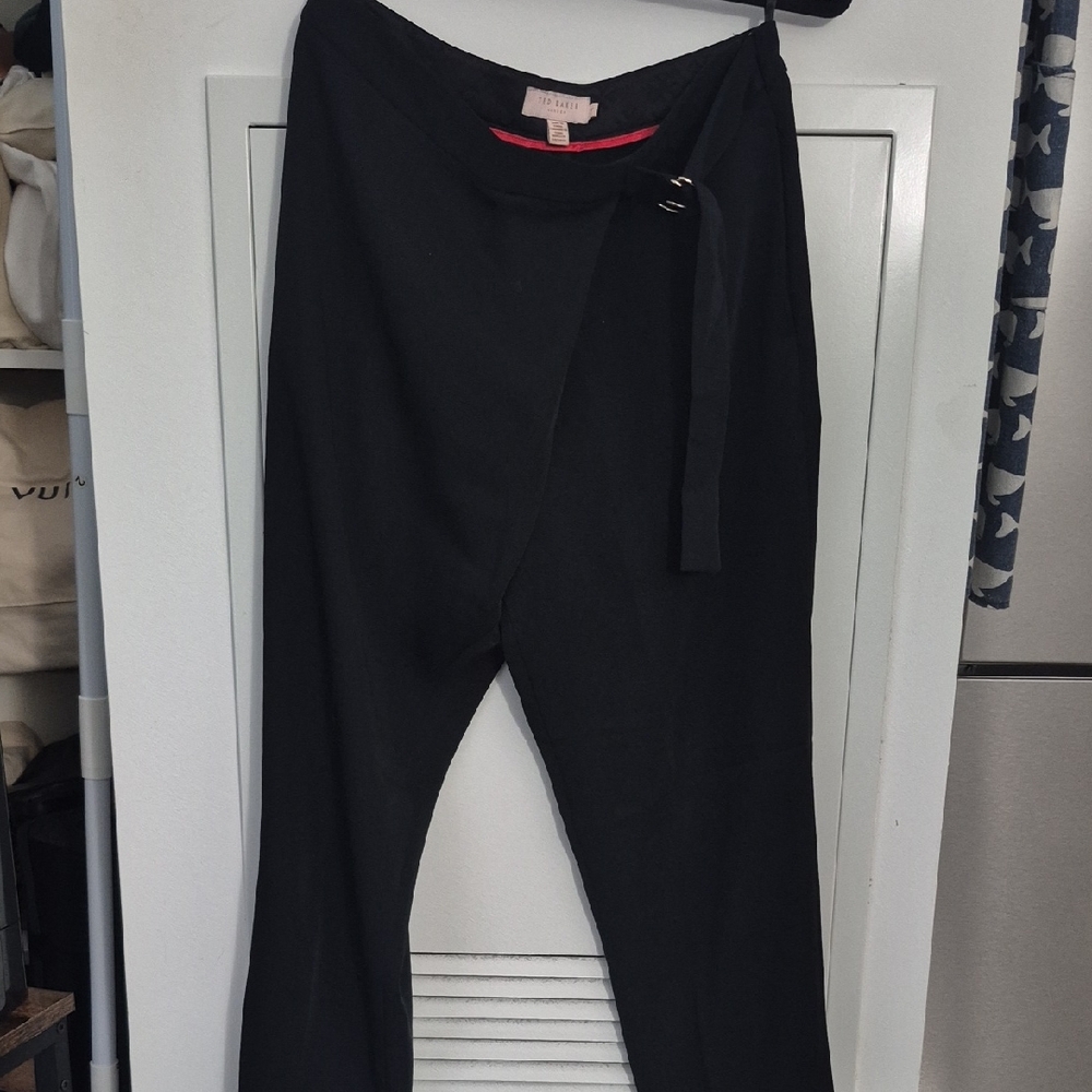 Ted Baker London Charcoal Wide Leg Pants